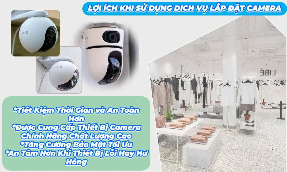 Dịch vụ lắp camera chất lượng cao
