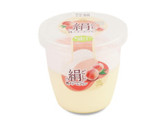 ロピア 絹ごし桃クリームプリン