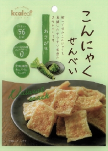 ダイシンフーズ こんにゃくせんべい わさび味