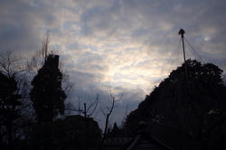 深大寺の空