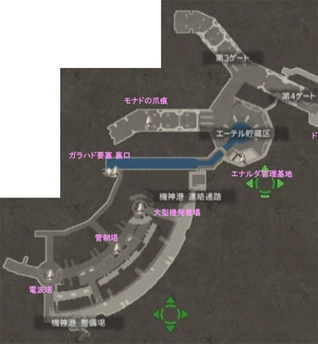 大剣の渓谷 左