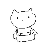 画：はやみん　キティ　を再現した絵