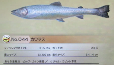 カワマス タックルM