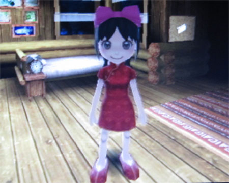 チャイナ服セット 色違いの青も同時にゲット