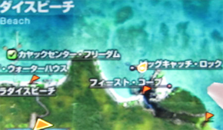 釣れた場所