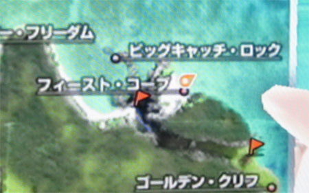 ホウボウが釣れた場所