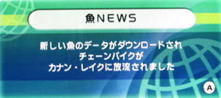 チェーンパイクがネット放流されました