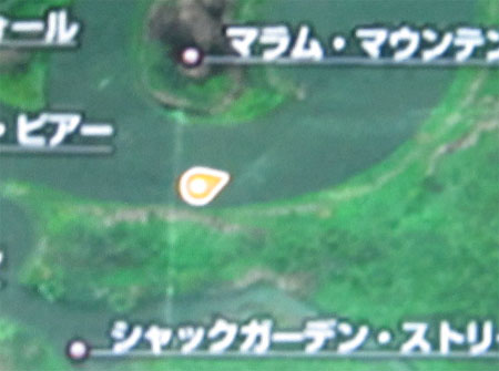 ロイヤルナイフフィッシュが釣れた場所