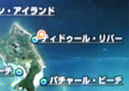 タチウオの釣れた場所