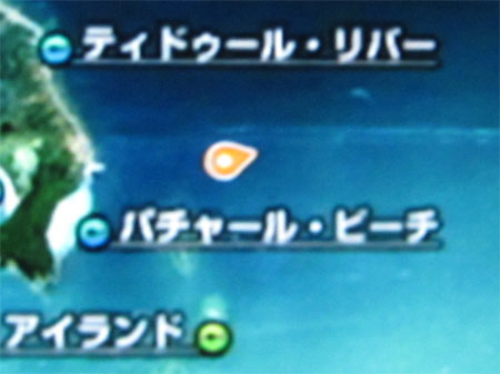 スマの釣れた場所