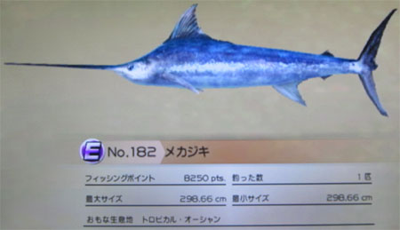 メカジキ トローリング