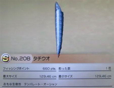 タチウオ タックルL