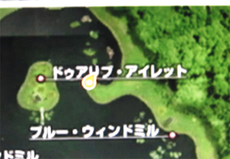 ショートノーズガーが釣れた場所