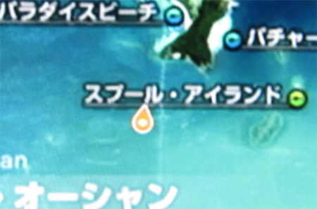 バショウカジキの釣れた場所