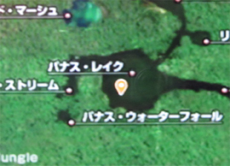 ピラルクが釣れた場所