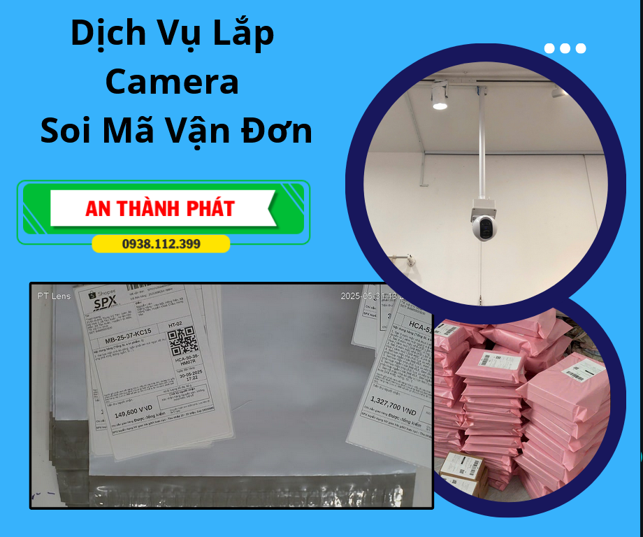 dịc vụ lắp dặt camera mã vận đơn 
