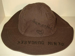 バックサテン ブーニー ハット Brown