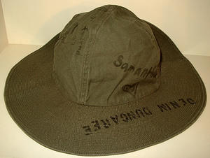 バックサテン ブーニー ハット Khaki