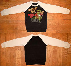 MINI＆恐竜長袖トレーナー Dirty White