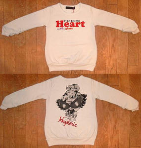 ナース MINI長袖トレーナー Shiny White