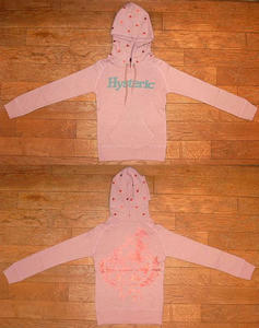 MINI長袖フーデッドトレーナー Pink
