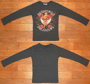 Cosmetic MINI長袖Tシャツ Black