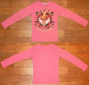 Cosmetic MINI長袖Tシャツ Pink