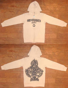 HYSTERIC ARMY長袖フーデッドパーカー Natural