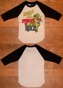 MINI＆恐竜長袖Tシャツ(Baby) Black