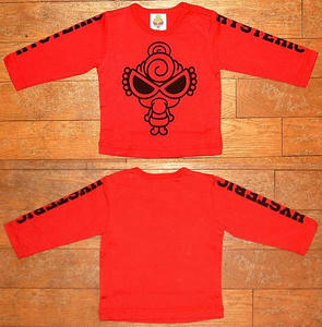 MY FIRST MINI長袖Tシャツ(Baby) Red