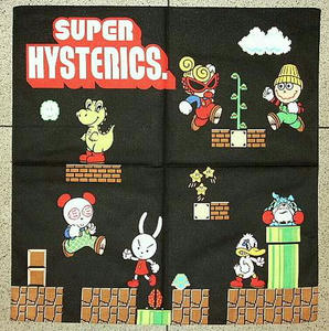 SUPER HYSTERICバンダナ Black