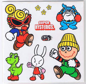 SUPER HYSTERICステッカー Red