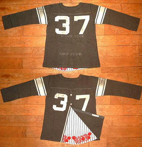テンジク 37 レイヤード TEE Black