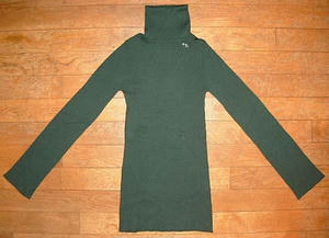 グラデーションテンションリブタートル Dark Green