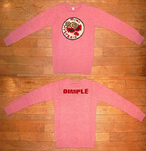 MINI長袖ニット Cherry Pink