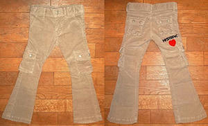 HYSTERIC別珍ストレッチロングパンツ Gray