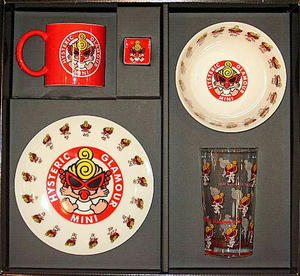Hop・Step・Jump MINI食器セット Red