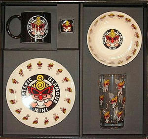 Hop・Step・Jump MINI食器セット Black