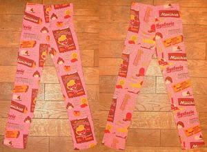 Matt munchies総柄スパッツ Pink