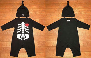 Skurvyロンパース＆キャップセット Black