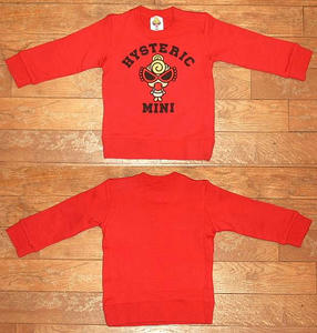 MY FIRST MINI長袖トレーナー（Baｂｙ） Red