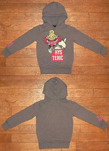 ギタリストMINI長袖フーデッドトレーナー Top Chacoal