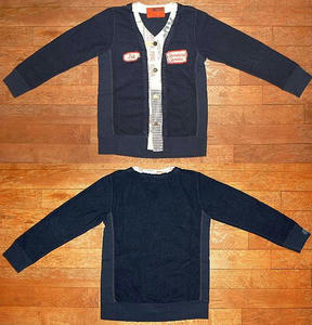 ビンテージウラケ カーディガン Navy