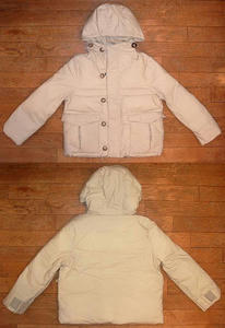 タイプライター中綿マウンテンパーカー Off White