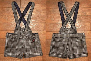WOOL SALOPETTE Check
