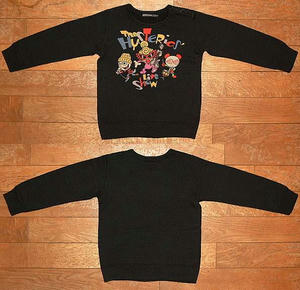 The HYSTERIC'S長袖トレーナー(Baby) Black