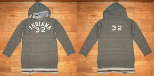 インレイウラボーダー 32 レイヤード パーカー OP Chacoal Gray