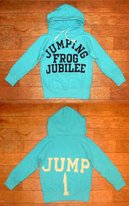 ビンテージウラケ JUMPING パーカー Blue