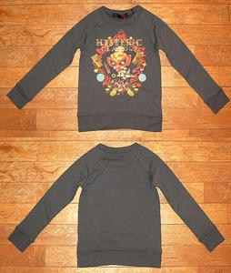 Cosmetic Pin-up MINI長袖トレーナー Chacoal Gray