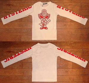 GUITAR DOLLS MINI長袖Ｔシャツ White